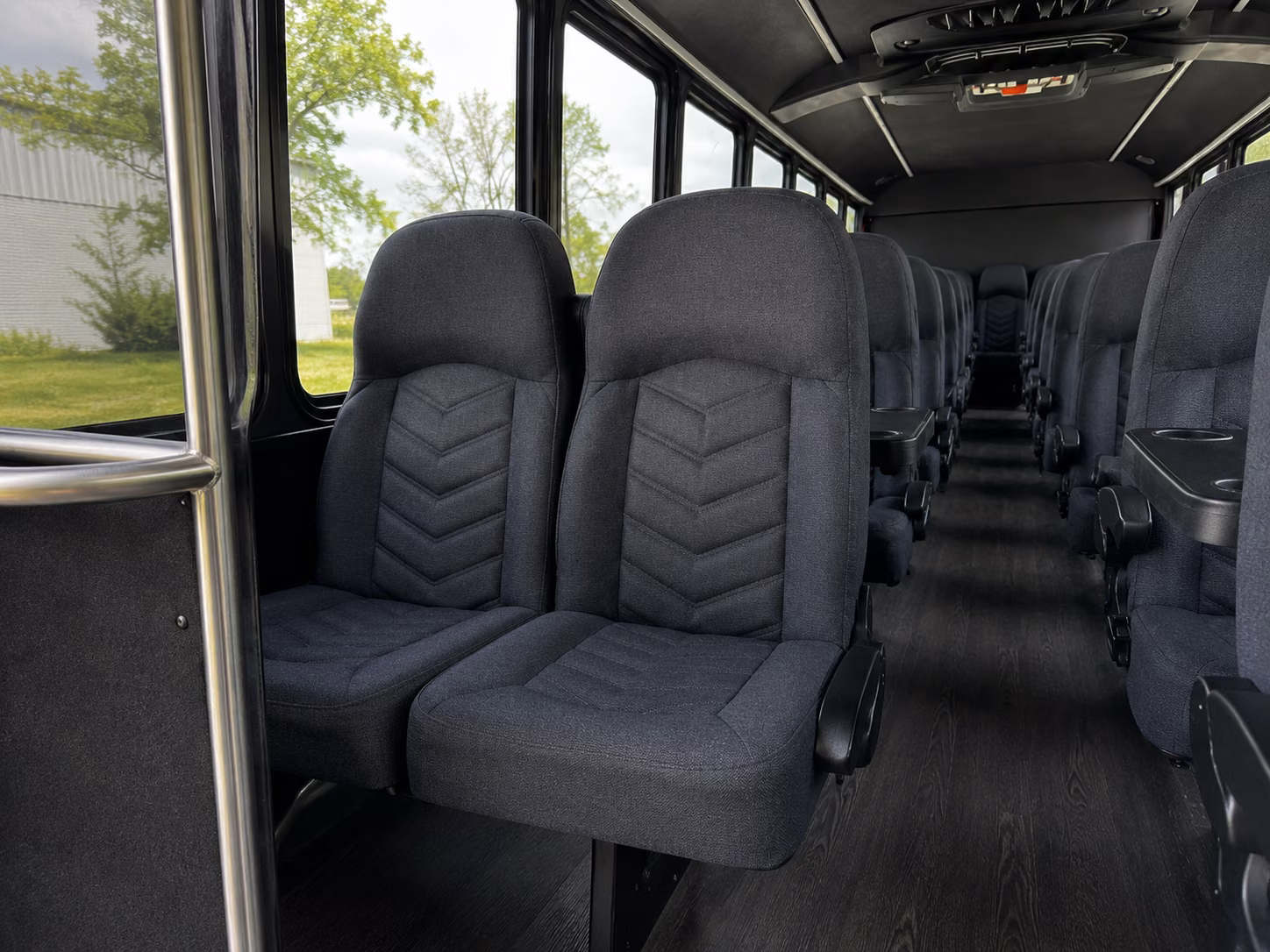 plano 20 passenger minibus inside