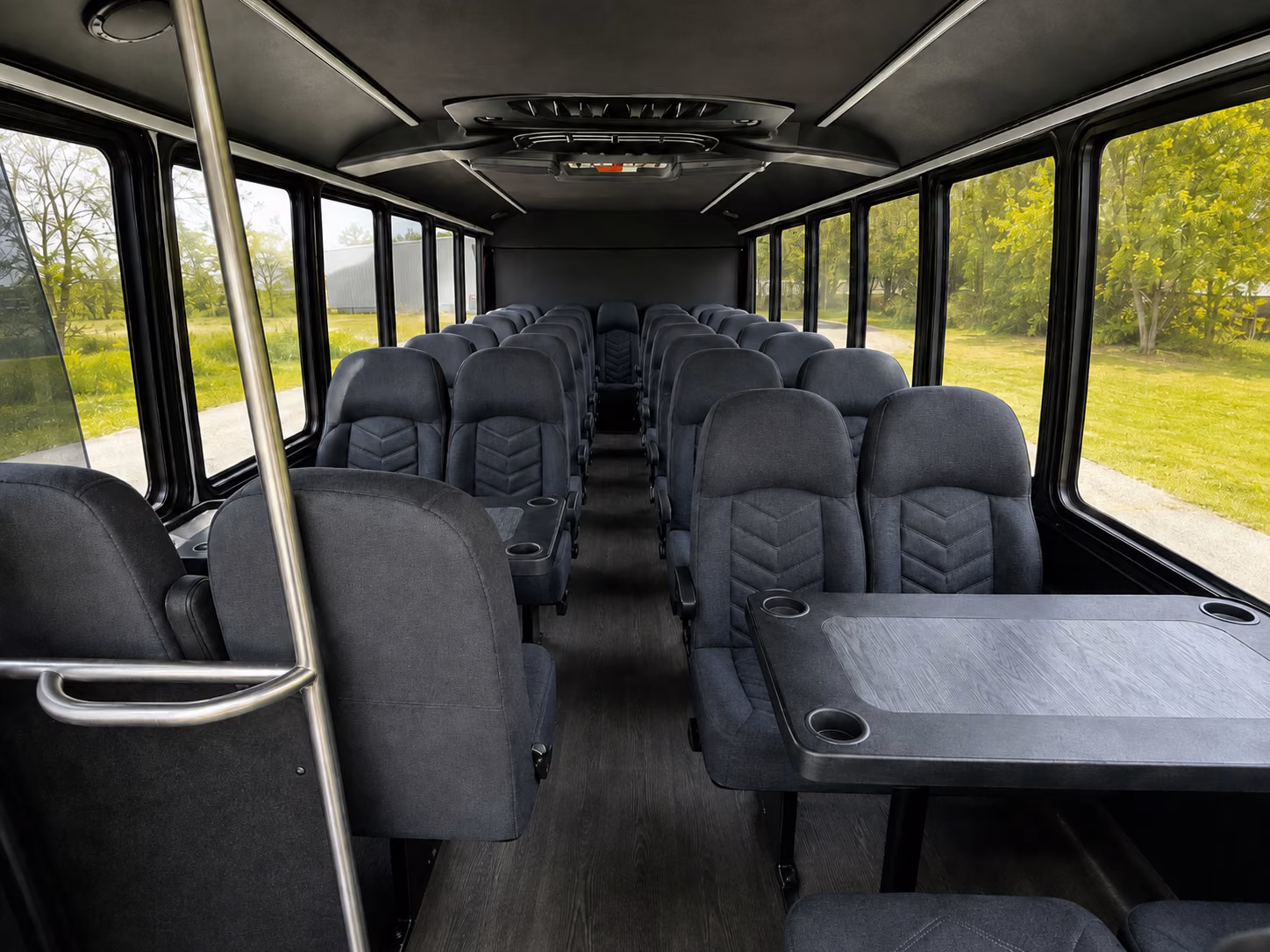 plano 20 passenger minibus interior
