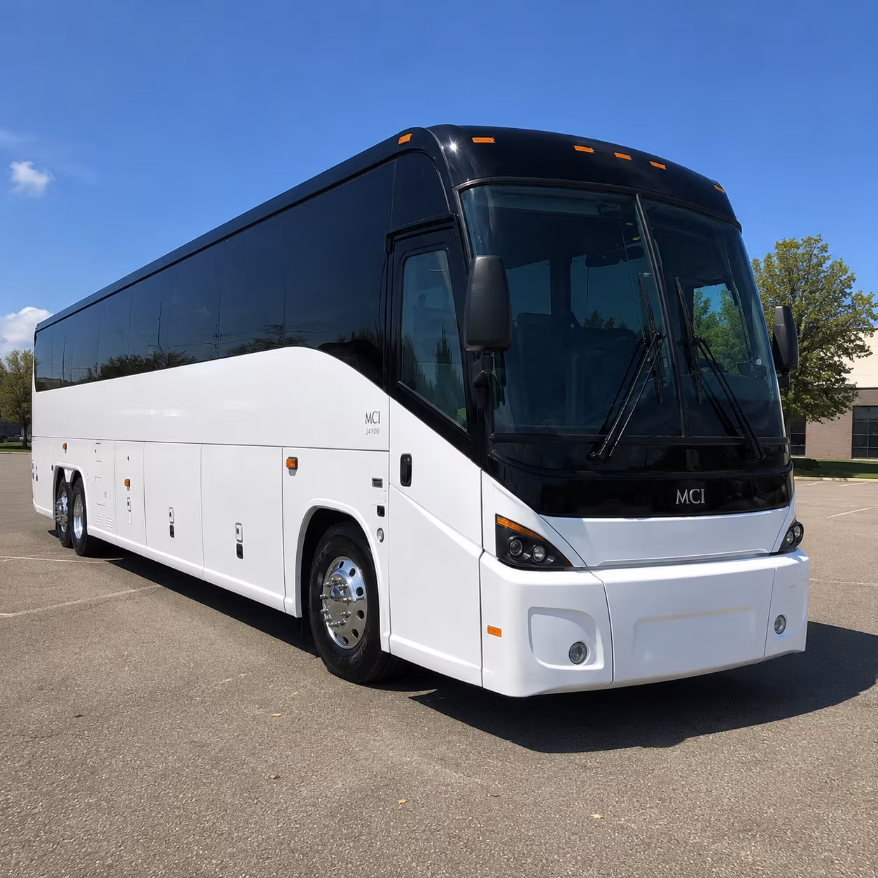 plano 45 passenger charter bus