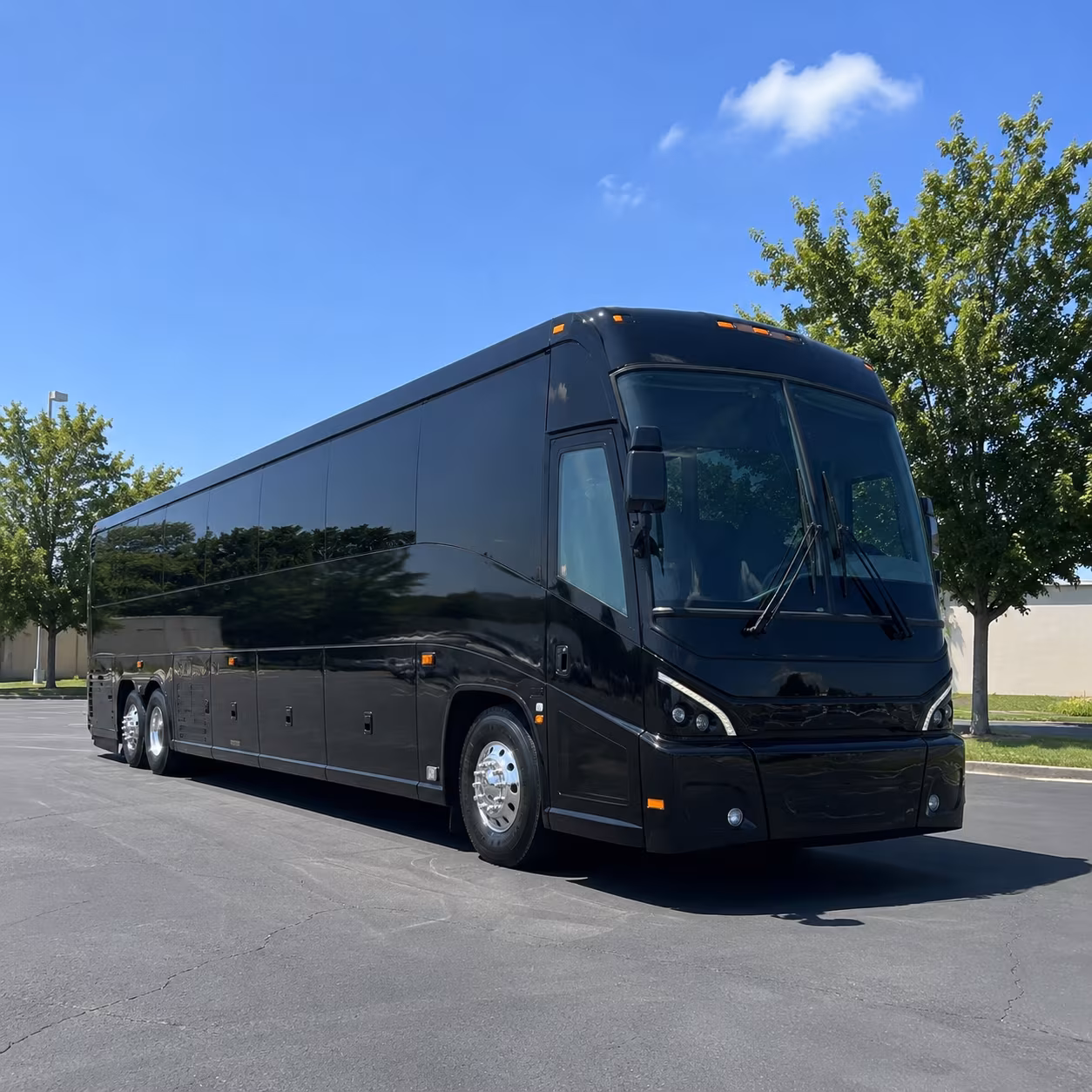 plano 56 passenger charter bus