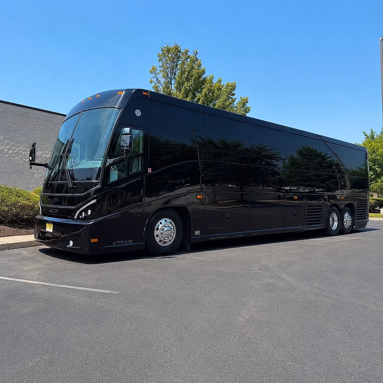 plano government military charter bus rental