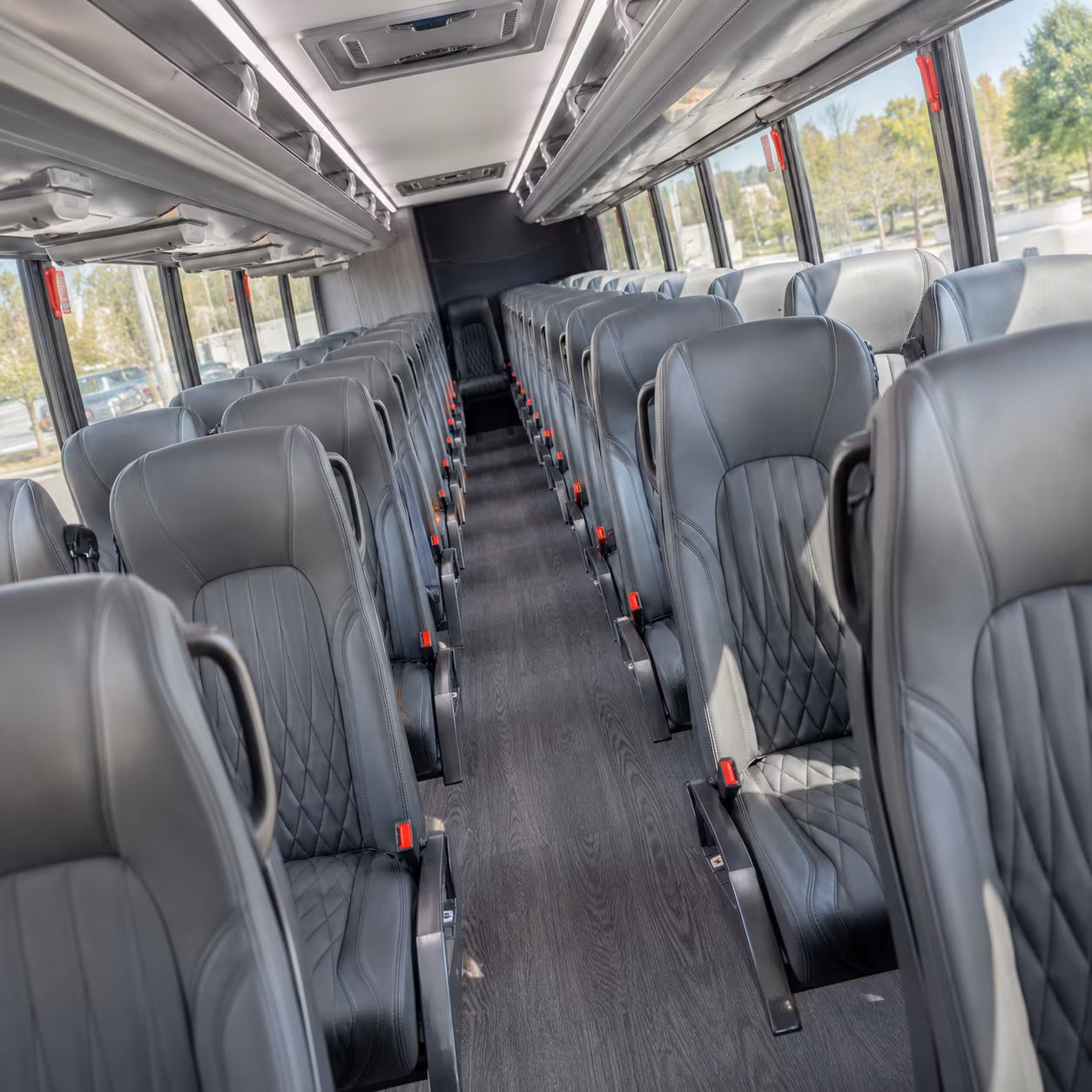 plano prom transportation onboard seating