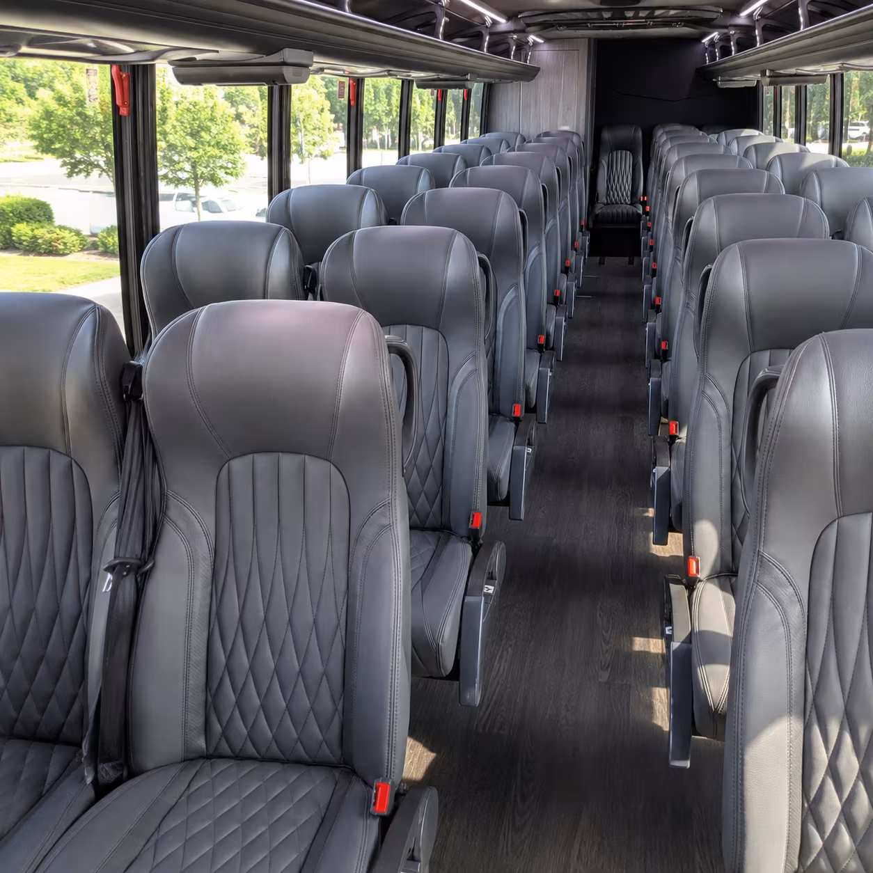plano religious group transportation onboard seating
