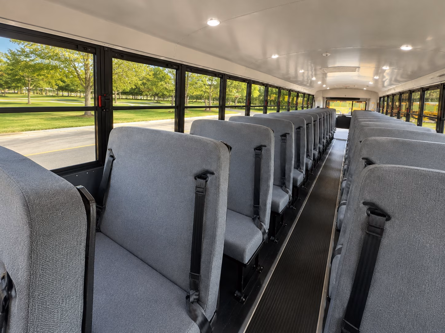 plano school bus interior