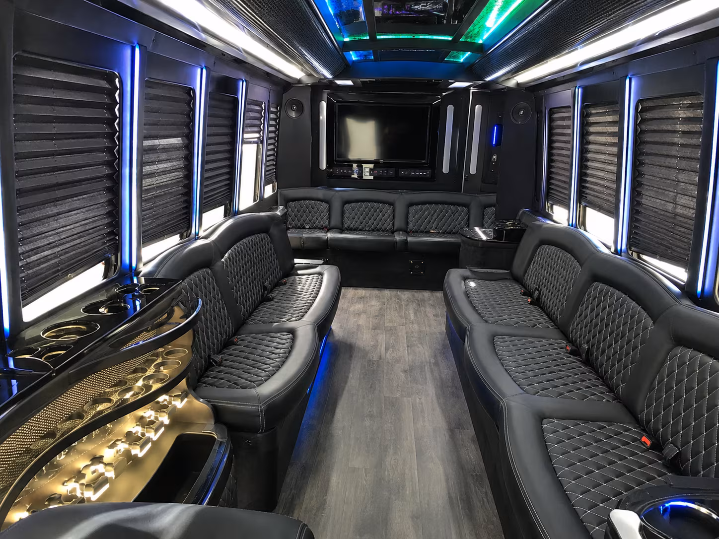 plano wedding party bus rental